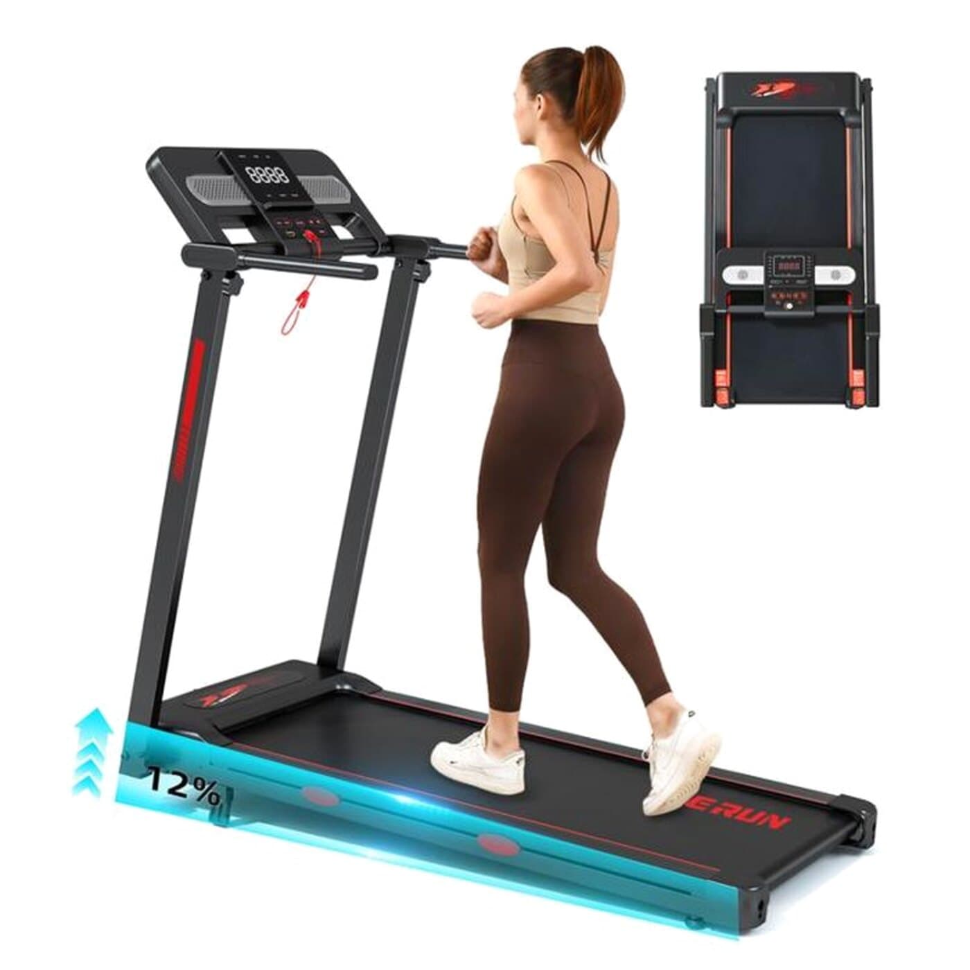 Tapis de course pliable et inclinable Axiom Run 150